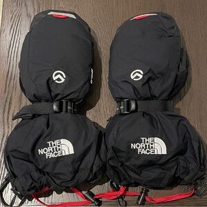 The North Face Black and Red Himalayan 800 Gloves